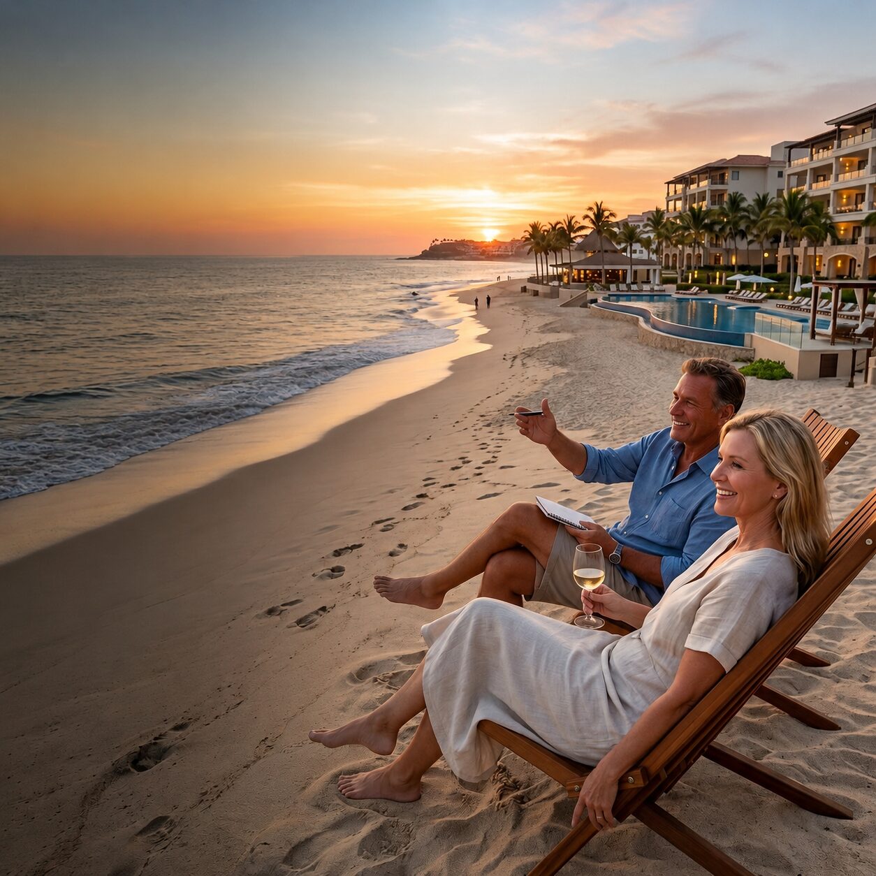 couple on a beach