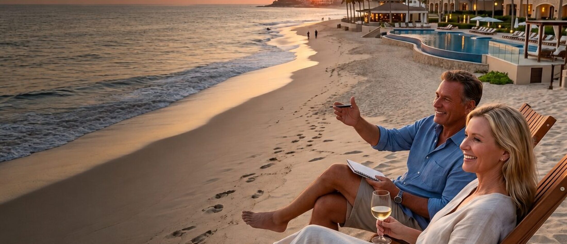 couple on a beach