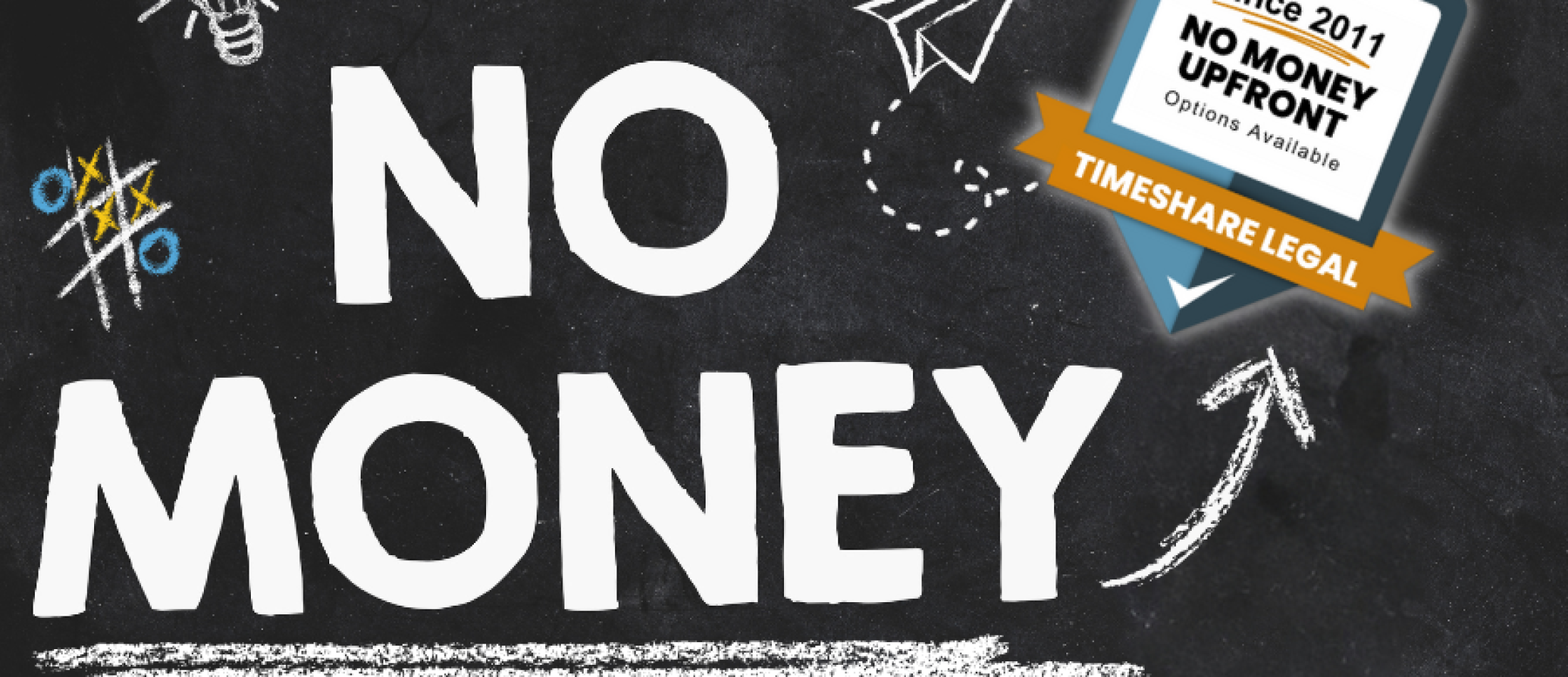 chalkboard with no money written out